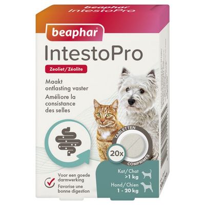 Intestopro kat - hond tot 20kg 20 tab