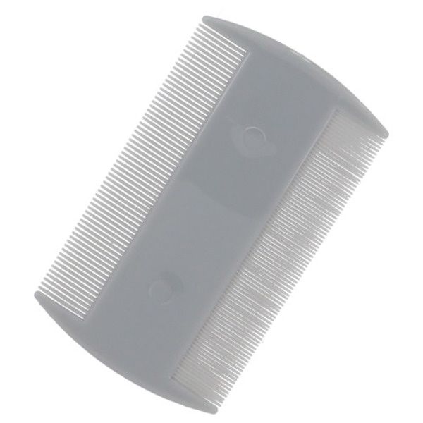 Plastic vlooienkam Grijs 5x9x0,2 cm