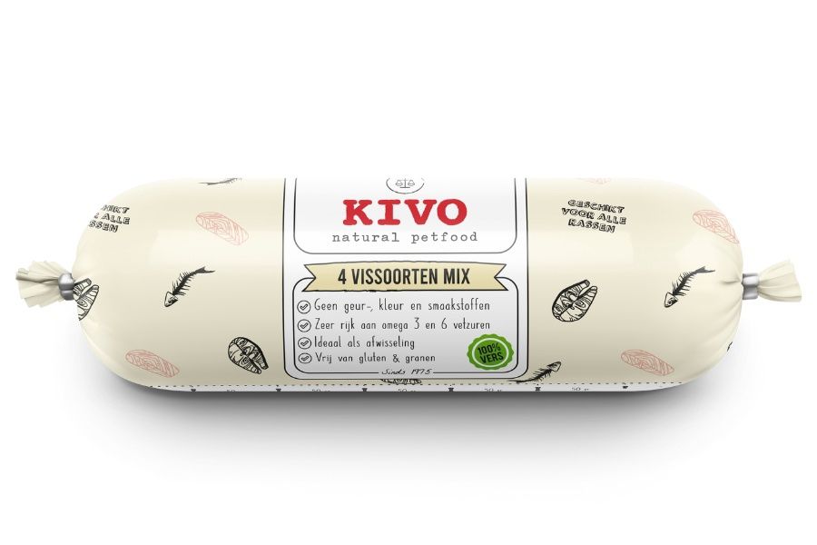 Kivo 4 vissoorten 500gr (diepvries)