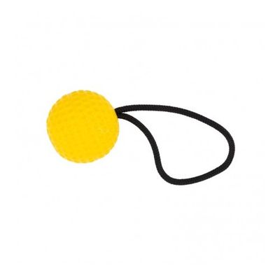 Drijfbal geel met lus Ø 7.5cm