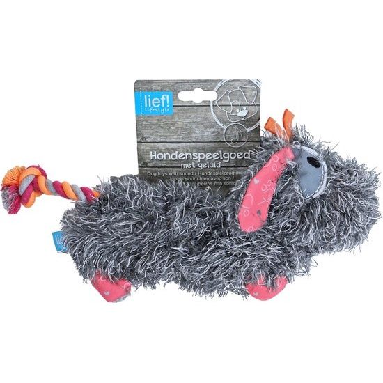 lief! Girls hondenspeelgoed  28 cm - 1 stuk assorti