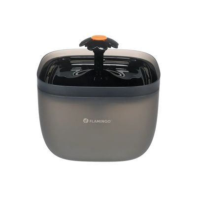 Drinkfontein Flowie Vierkant Zwart