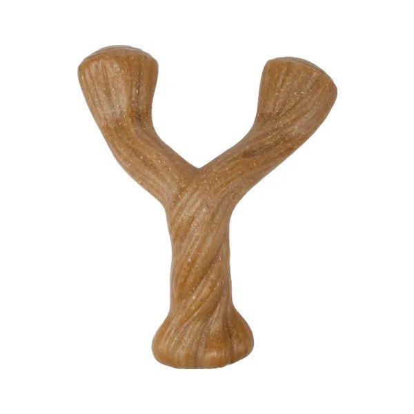 Nyl'o Wood Y &amp; X vorm met rundsmaak, Afmeting: S | 15.3cm L x 8.7cm B x 6cm H, Soort: X-vorm