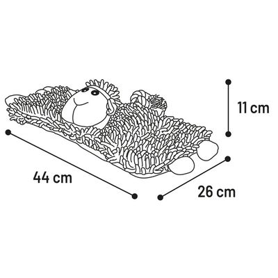 Flufa Schaap met touw Beige