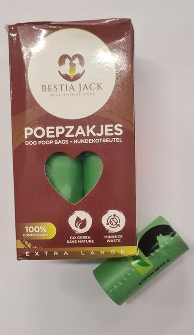 Bestia jack poepzakjes 120st