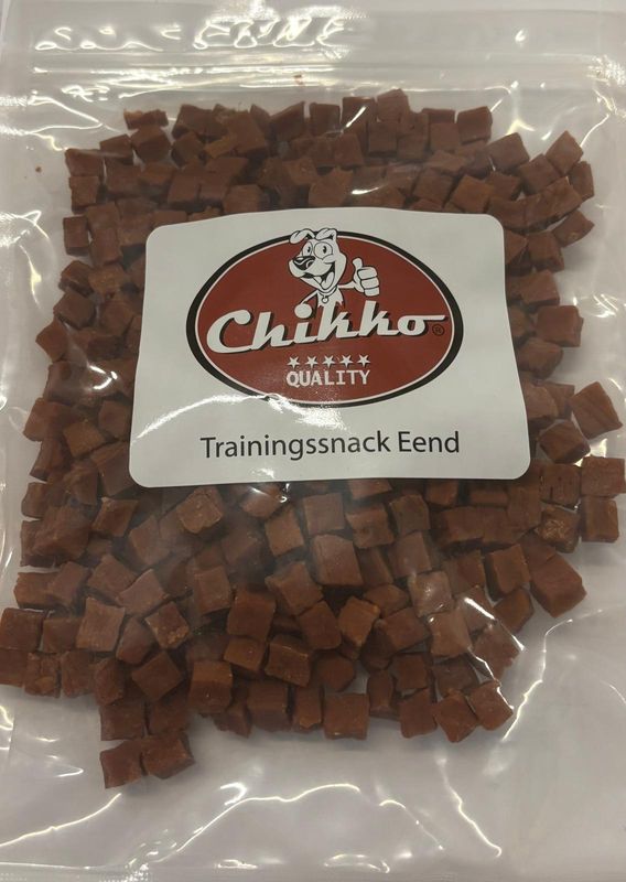 Trainingssnack eend kleinere blokjes 300 gram
