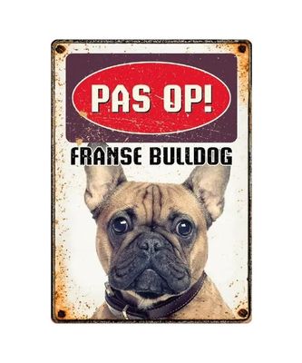 Bord Blik Franse Bulldog