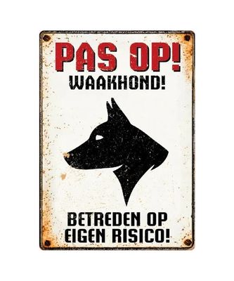 Bord Blik Waakhond Profil