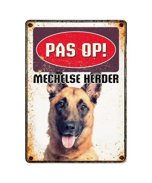 Bord Blik Mechelse Herder