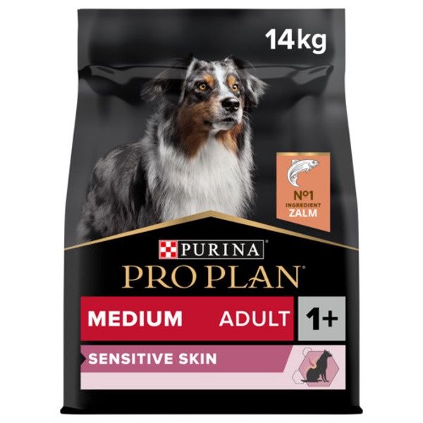 Pro Plan Dog Adult Medium Breed Sensitive Zalm - Hondenvoer - 14 kg