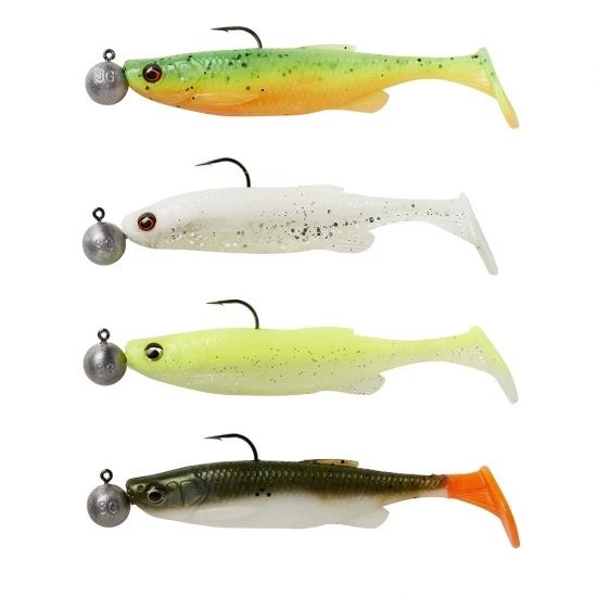 Savage Gear Fat Minnow T-Tail RTF 9cm 7g Sinking Darkwater Mix