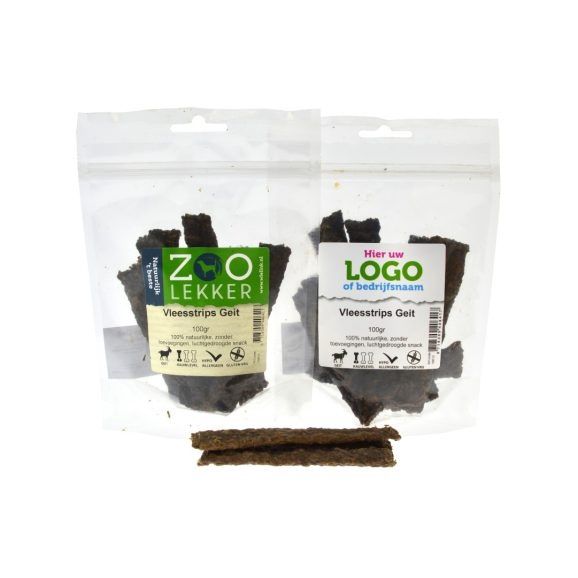 Vleesstrips Geit 100 gram