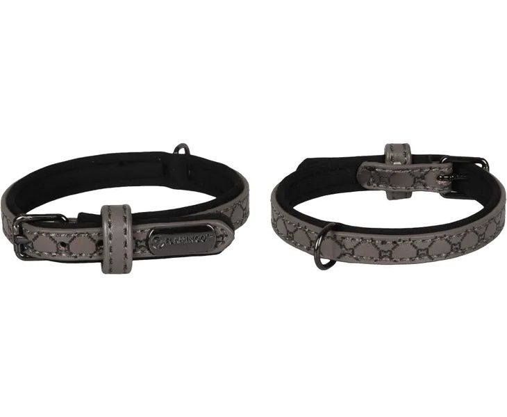 Halsband met neopreen Patti Grijs