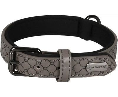 Halsband met neopreen Patti Grijs