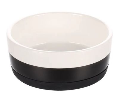 Eet- en drinkpot Duke Rond Zwart & Wit