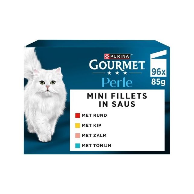 Gourmet Perle Duo - Land &amp; Zee - Rund&amp;Kip&amp;Zalm 96x85 g