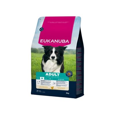 Eukanuba Life Care dog adult medium chicken 3kg