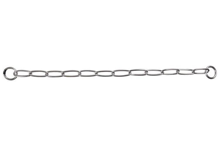 Anti-trek halsband Toppo Zilver, Afmeting: L | 55cm x 4mm