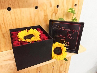 Cajas de flores