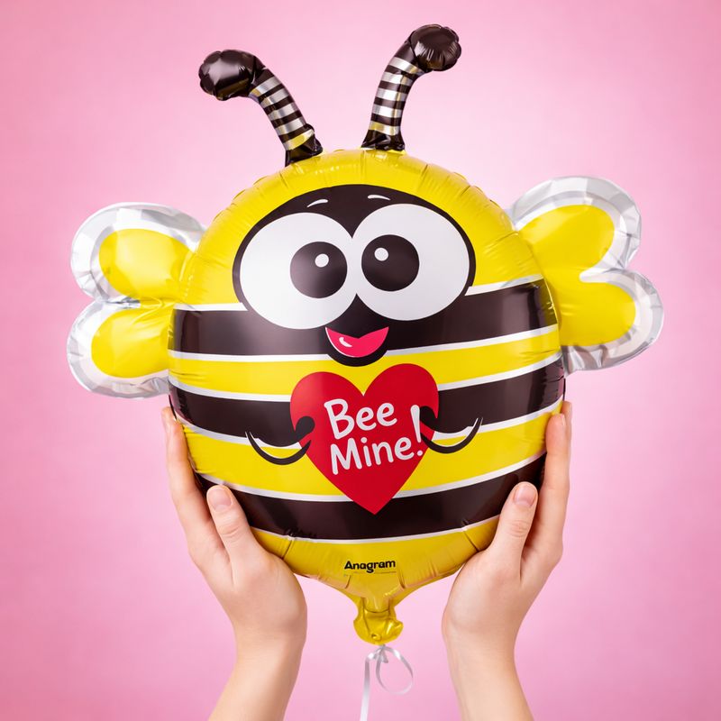 Globo metálico abeja