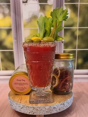 Spicy Bloody Mary Craft Cocktail Infusion Jar
