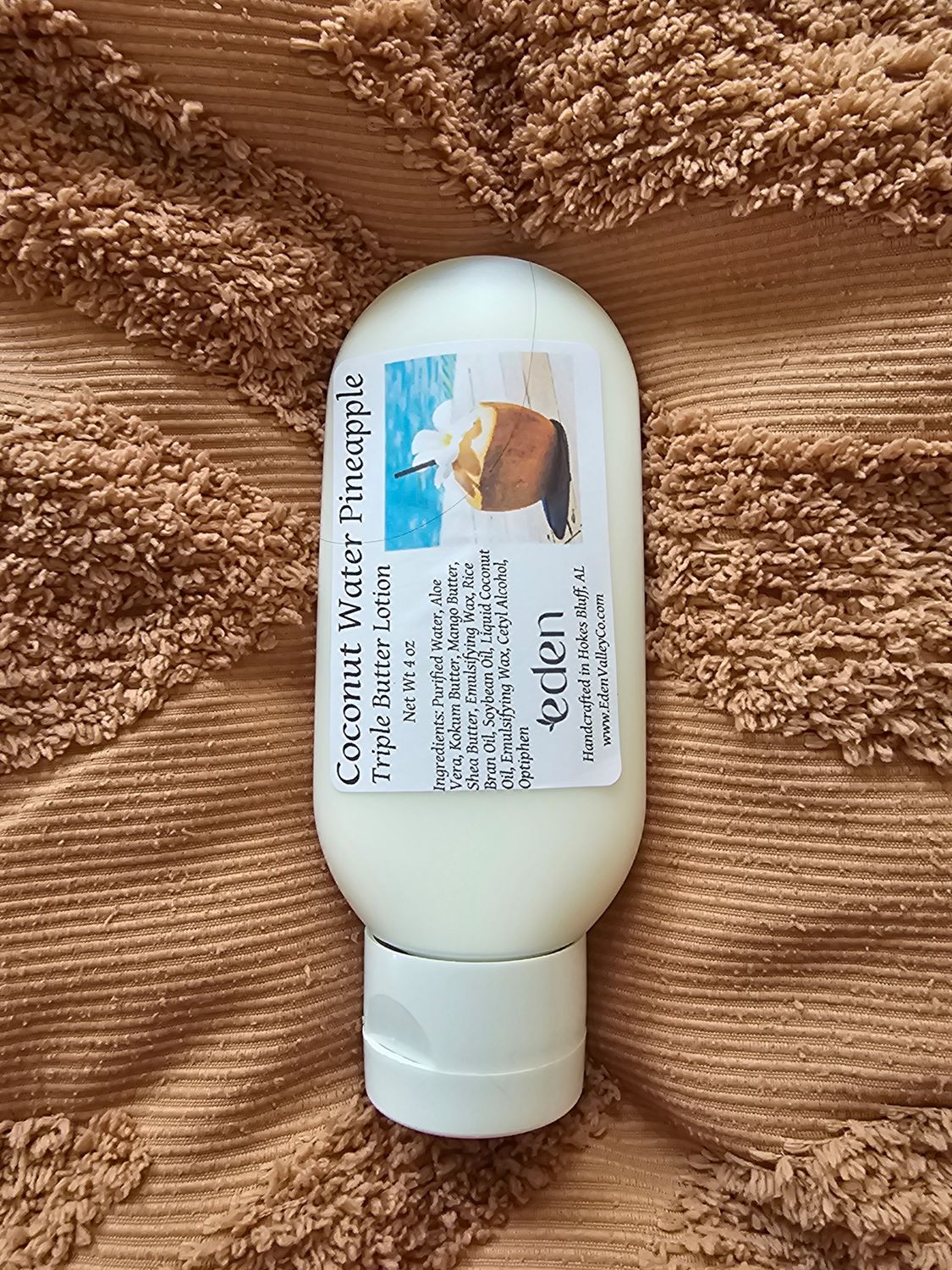 Triple Butter Lotion - Coconut Water Pineapple- 4 oz