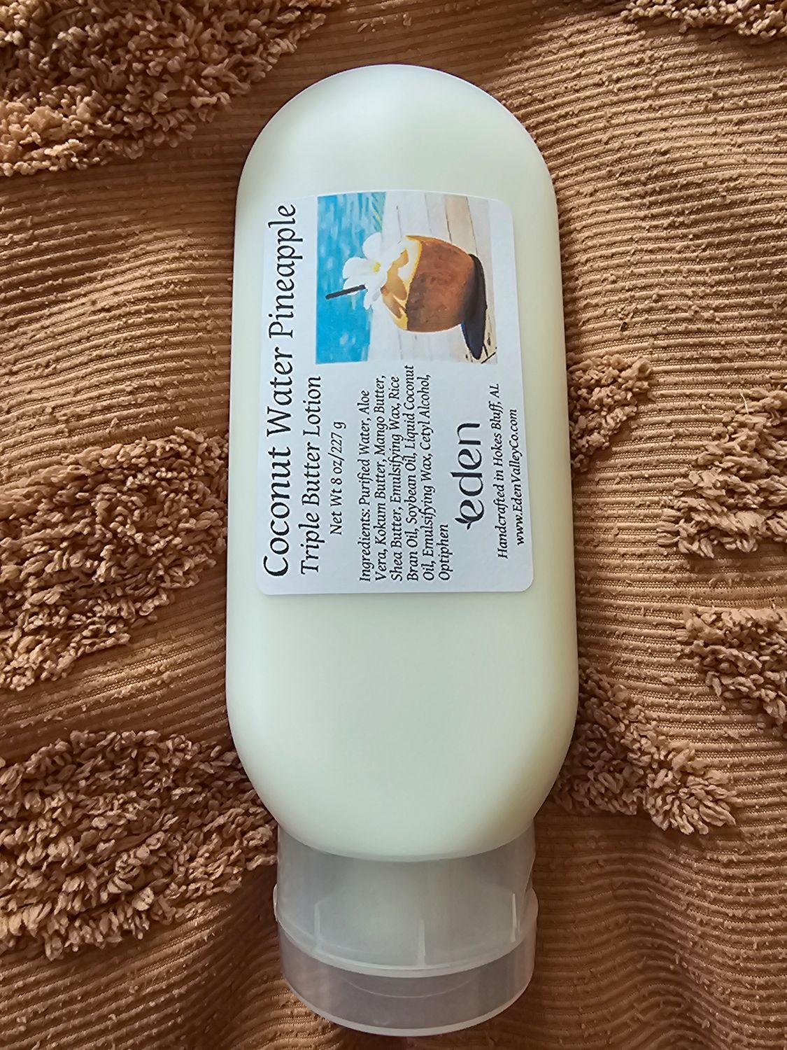 Triple Butter Lotion - Coconut Water Pineapple - 8 oz