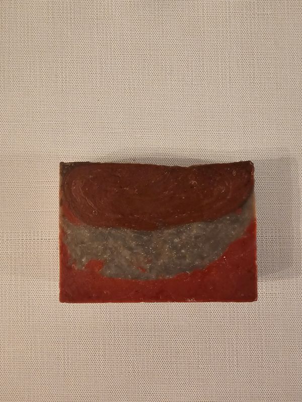 Driftwood &amp; Leather Bar Soap - Goat Milk
