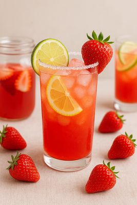 Strawberry Margarita Lemonade Mix 