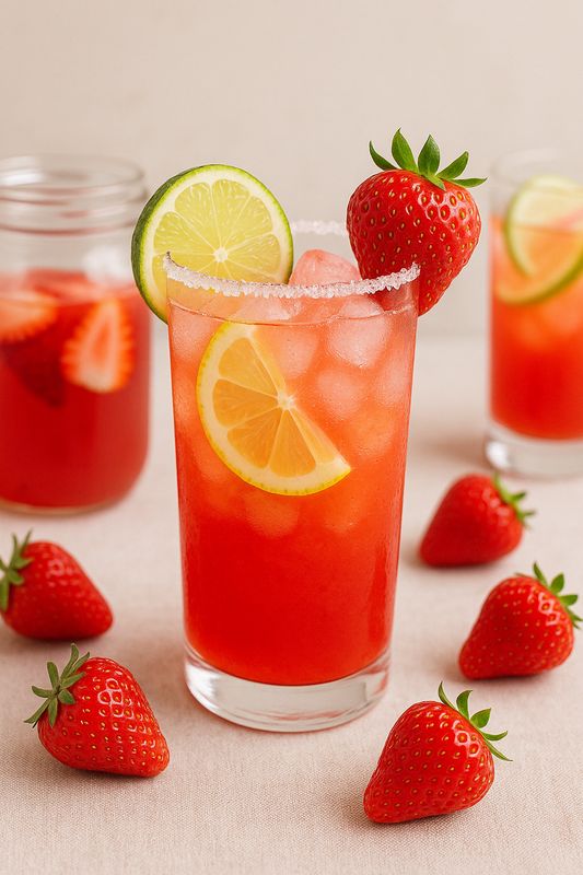 Strawberry Margarita Lemonade Mix 