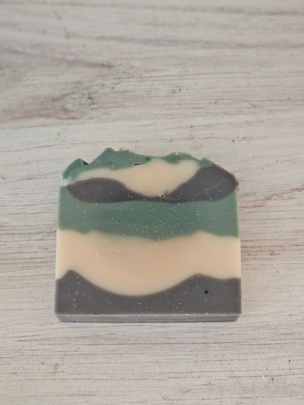 Black Coral Moss Bar Soap - Goat Milk
