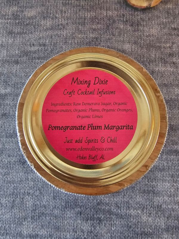 Pomegranate Plum Margarita Cocktail Infusion Jar