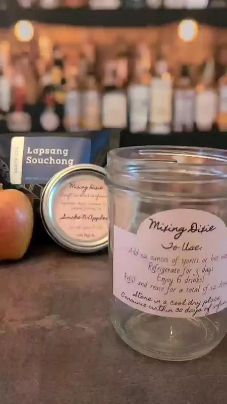 Caramel Apple Craft Cocktail Infusion Jar