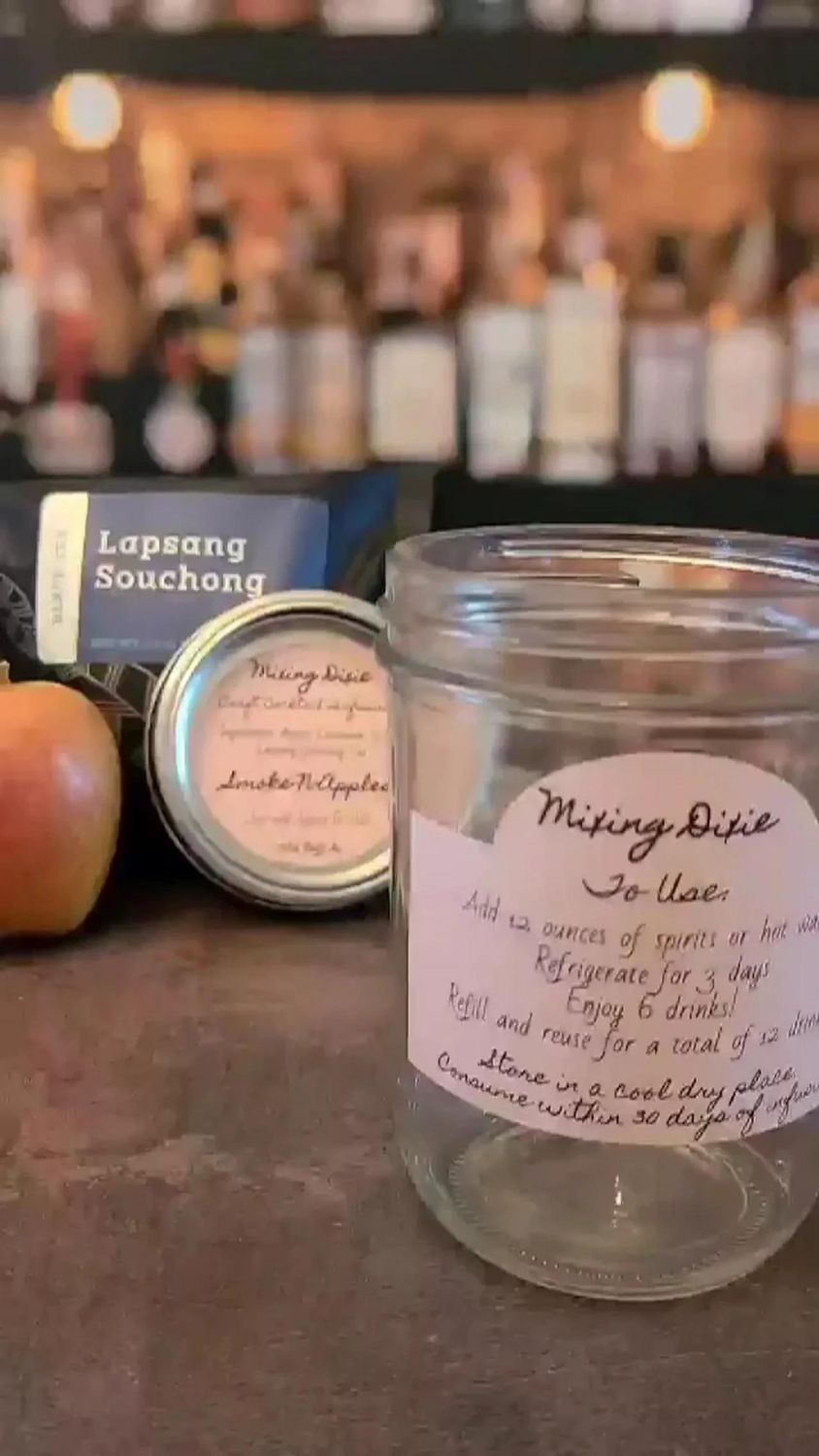 Caramel Apple Craft Cocktail Infusion Jar