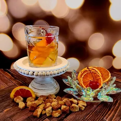 Cranberry Spice Old Fashioned Craft Cocktail Infusion Jar