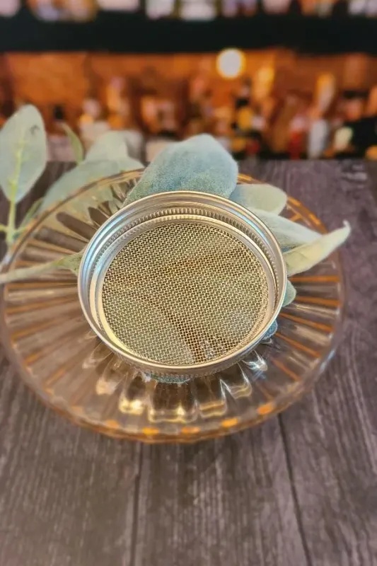Craft Cocktail Jar Strainer Lid