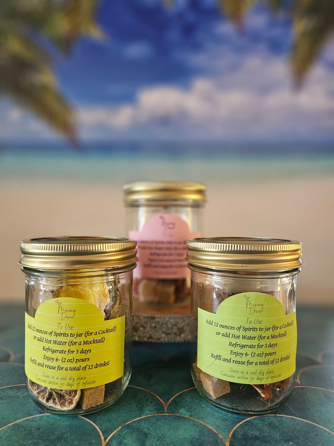 Strawberry Plum Margarita Cocktail Infusion Jar