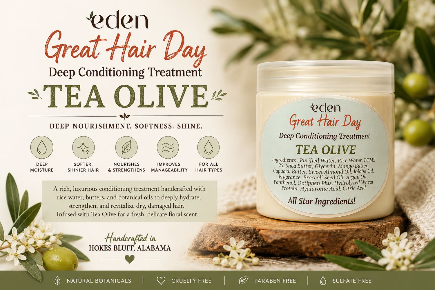 Great Hair Day - Deep Conditioning Hair Mask - Volcano Scent