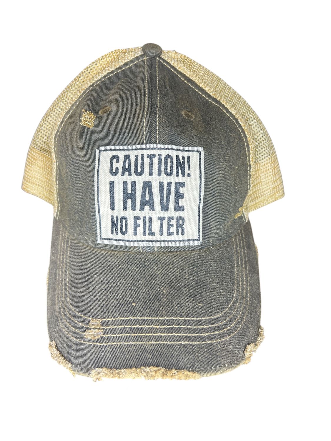 Vintage Life Hat, Attribute: Caution! I have no filter