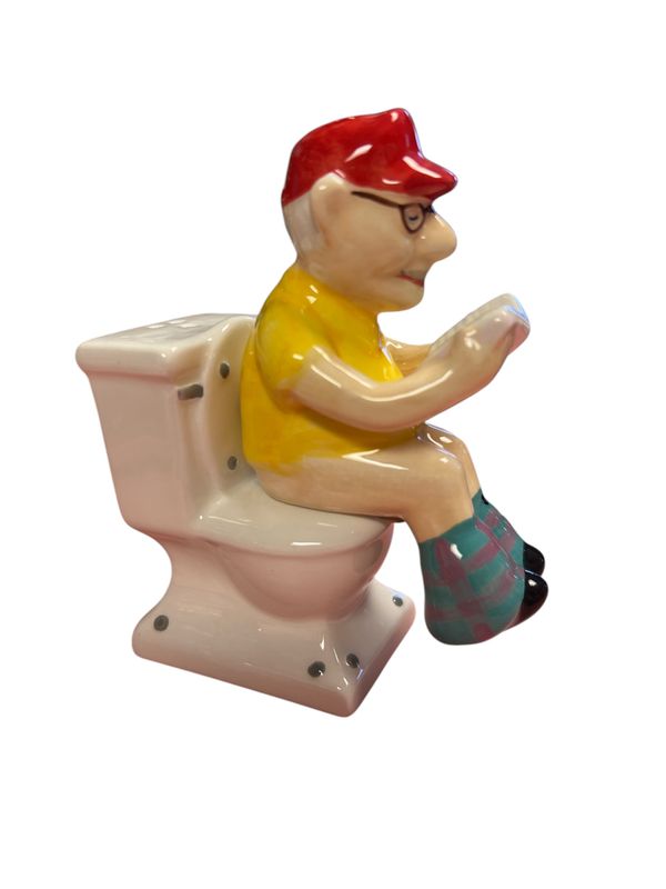 Grandpa Toilet Salt &amp; Pepper Shakers