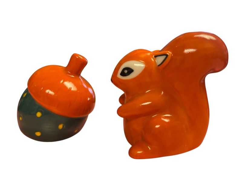 Squirrel and Acorn Salt N Pepper