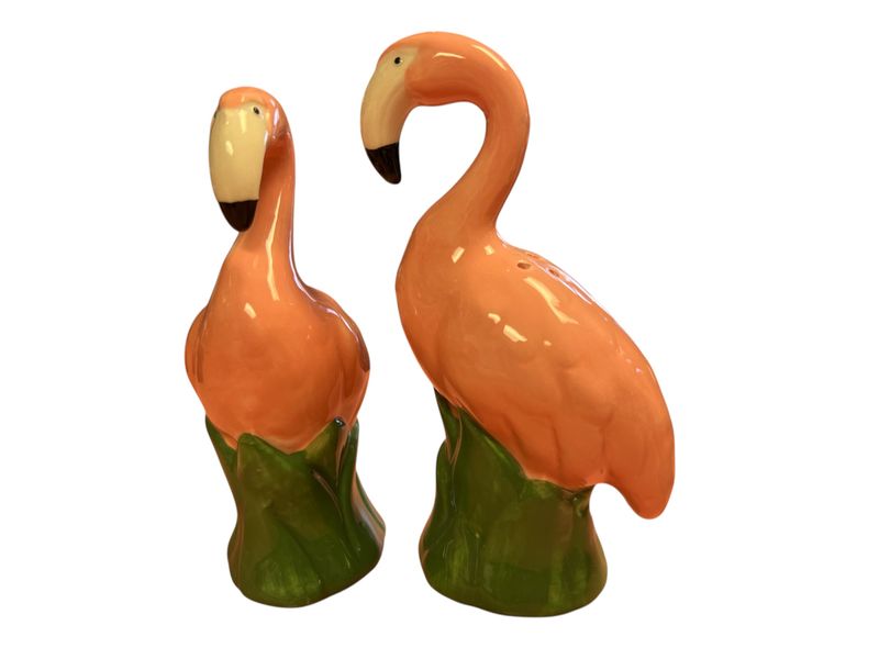 Flamingo Salt &amp; Pepper Shaker Set
