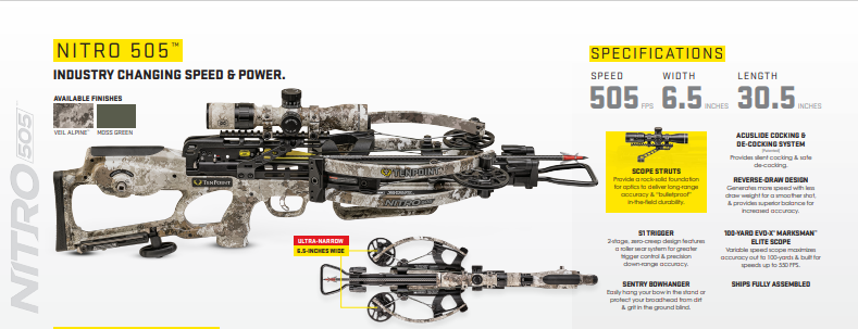 TenPoint Nitro 505 Crossbow