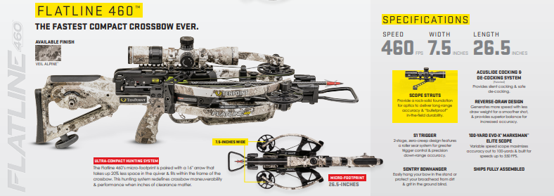 TenPoint Flatline 460 Crossbow