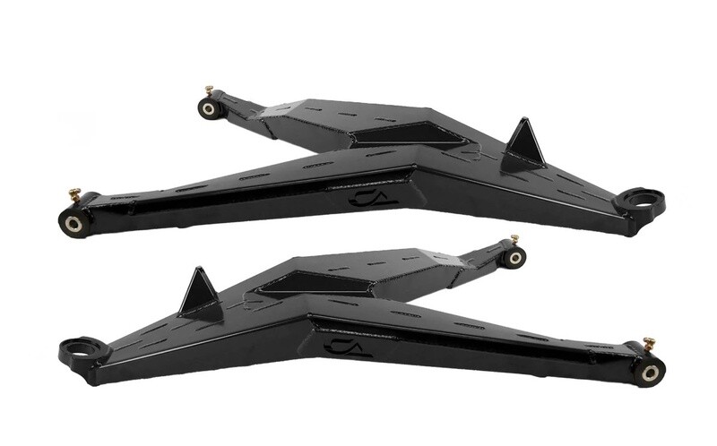 Lower Boxed Control Arms - 72&quot; - black