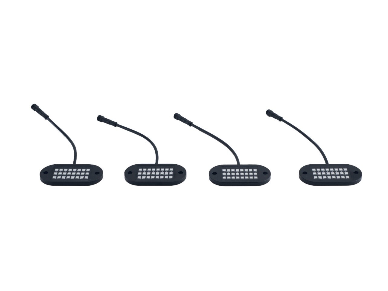 5150 Whips - 187 Style Rock lights 2.0 w/ Control Harness, Size: 4 PODS