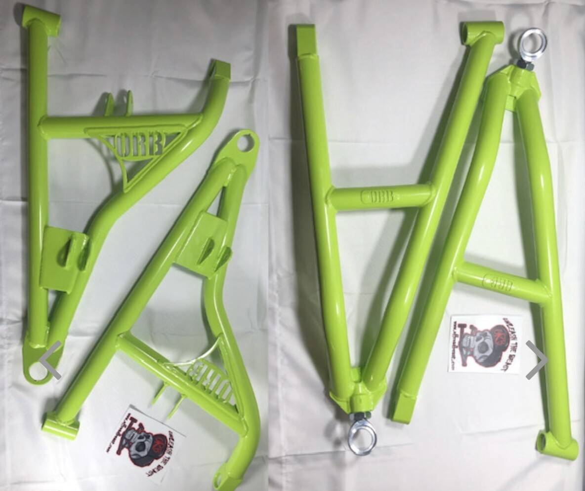 ORB Forward A-Arm Set : Turbo S - Black