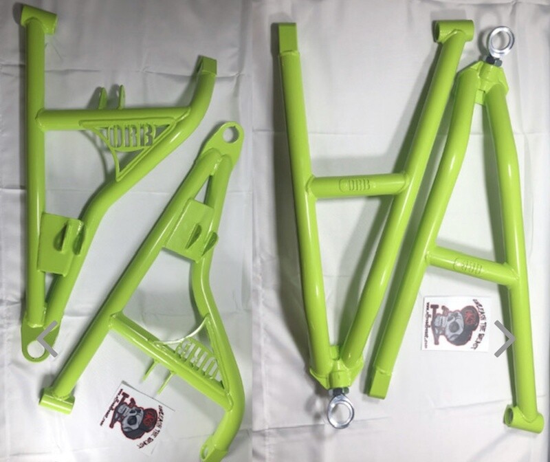 ORB Forward A-Arm Set : Turbo S - Black