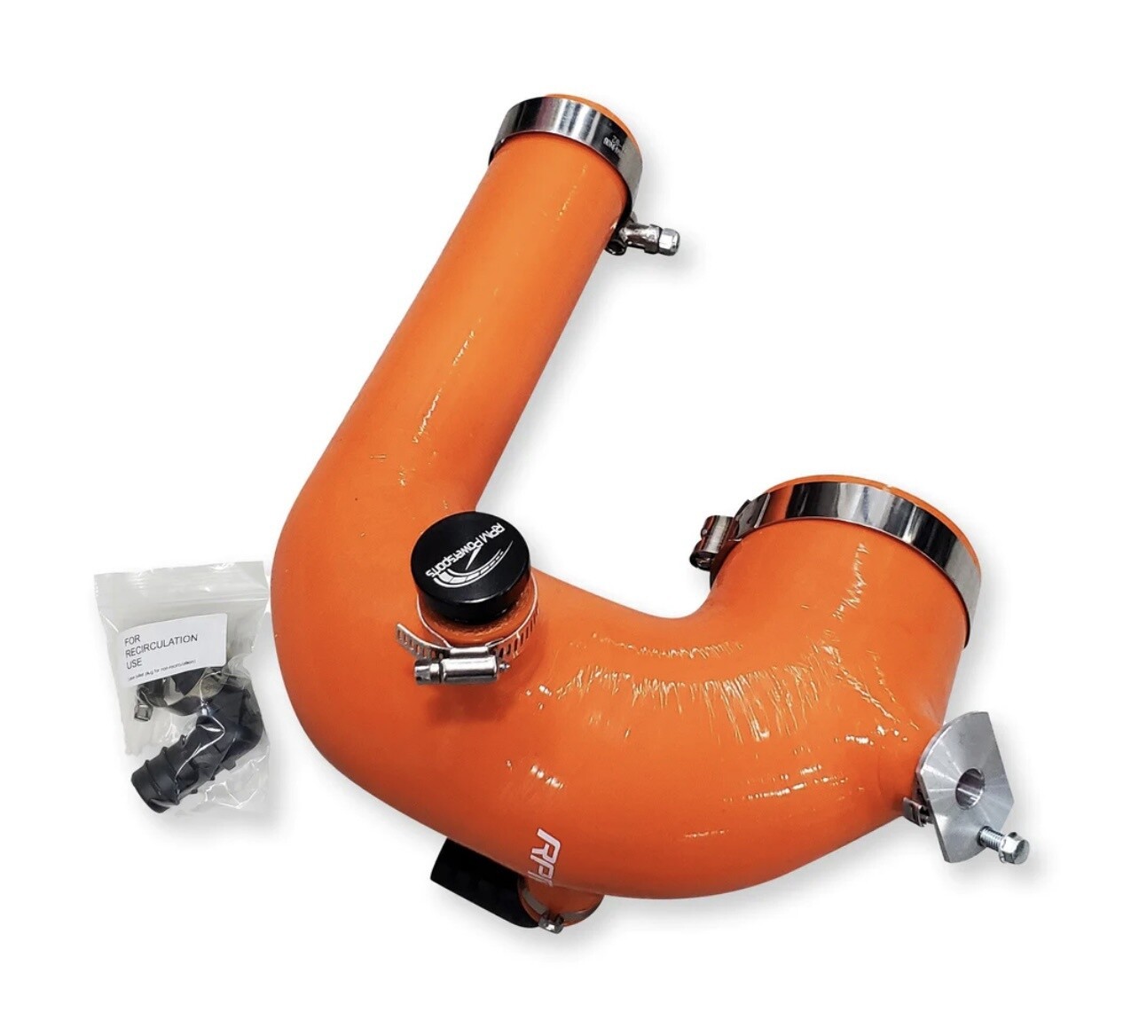 RPM Silicone Intake J-Tube - Turbo S / XP Turbo, color: Orange