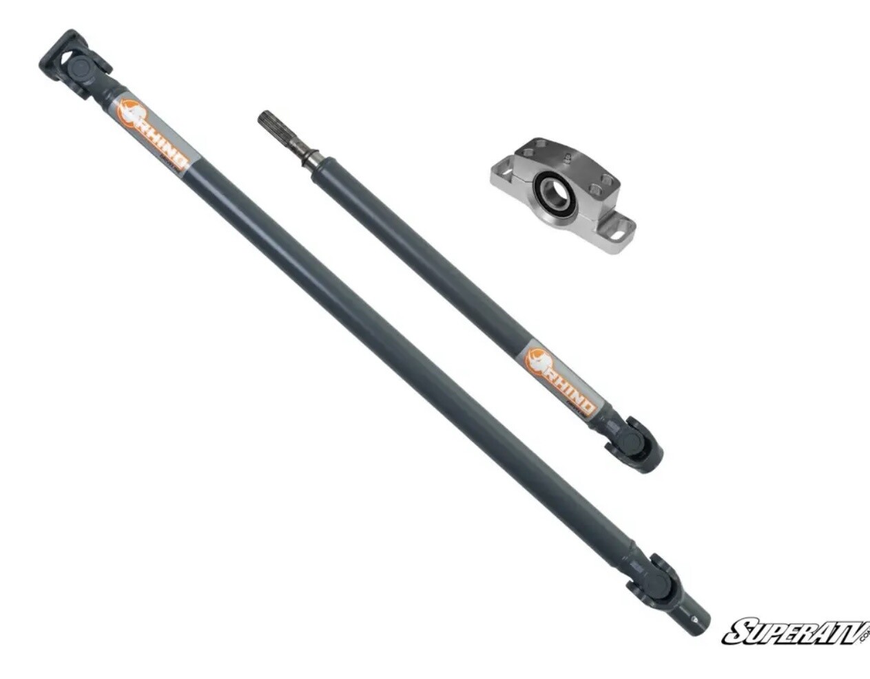 Heavy Duty Prop Shaft - Turbo S - Rhino driveline with Billet carrier bearing &amp; grease line